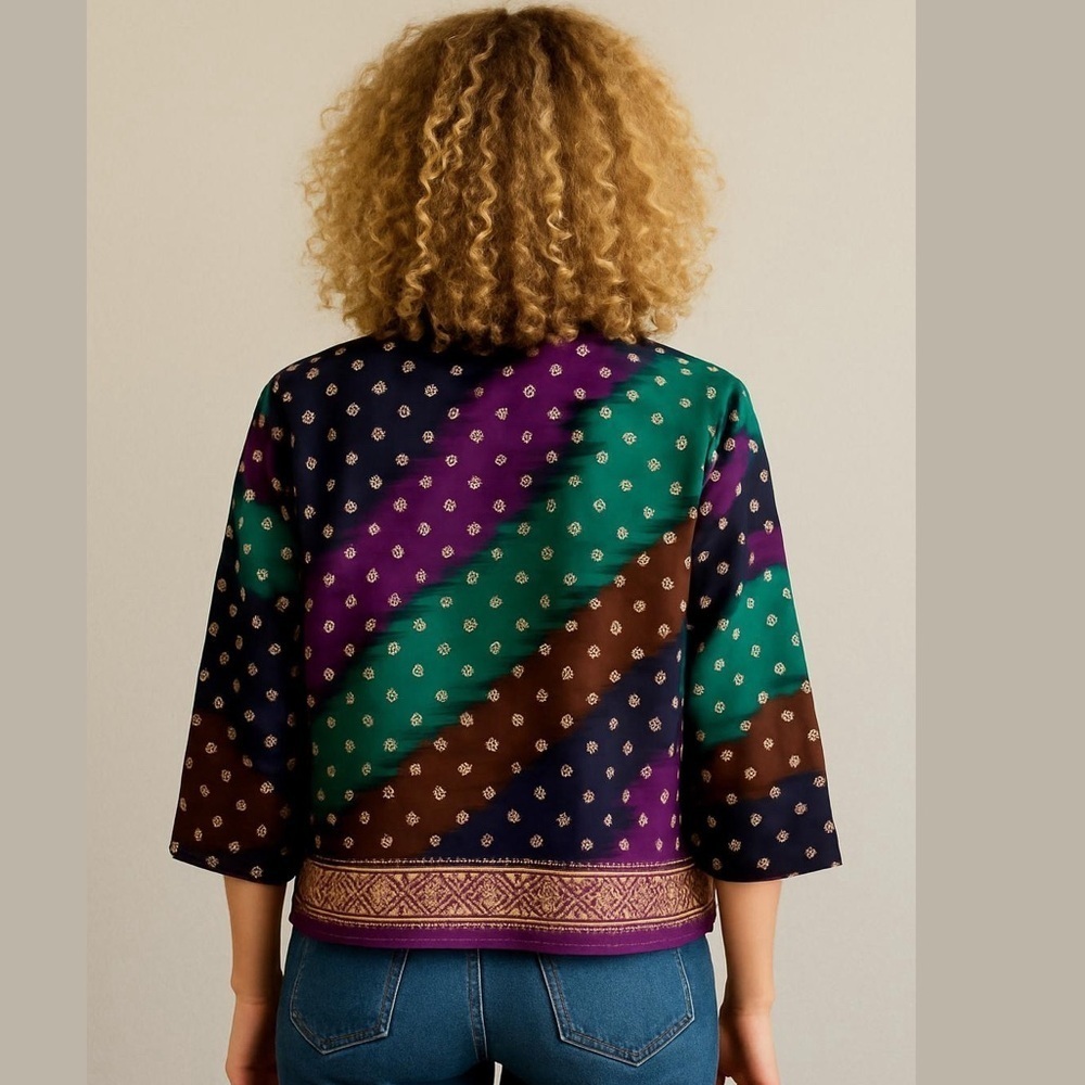 🛍Bundle sale🛍Multicolor Patterned Women's cardigan medium